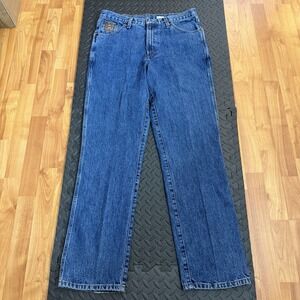 Cinch Western Jeans Relaxed Fit Straight Leg White Label Men Size 36 X 34